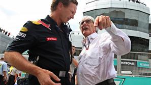 Christian Horner in Bernie Ecclestone