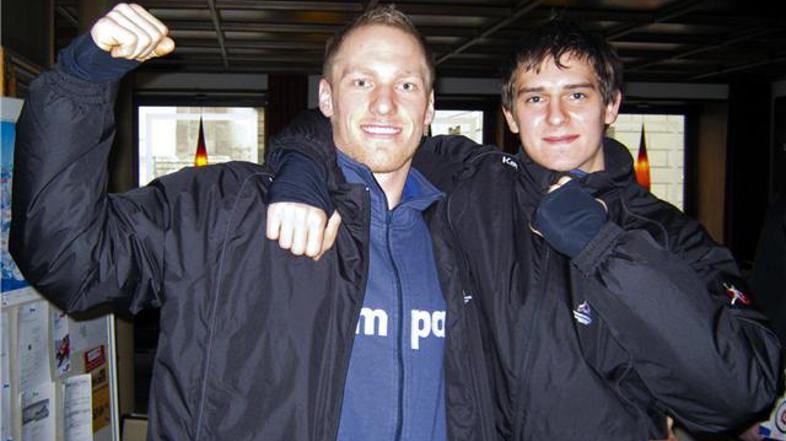 M. Žvižej in Skube sta najmlajša člana reprezentance. (Foto: Žurnal24)