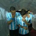 messi di maria tunel argentina