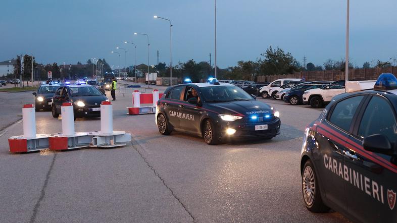 vozila italijanske policije v vidmu udine