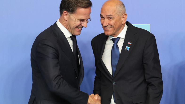 Mark Rutte Janez Janša