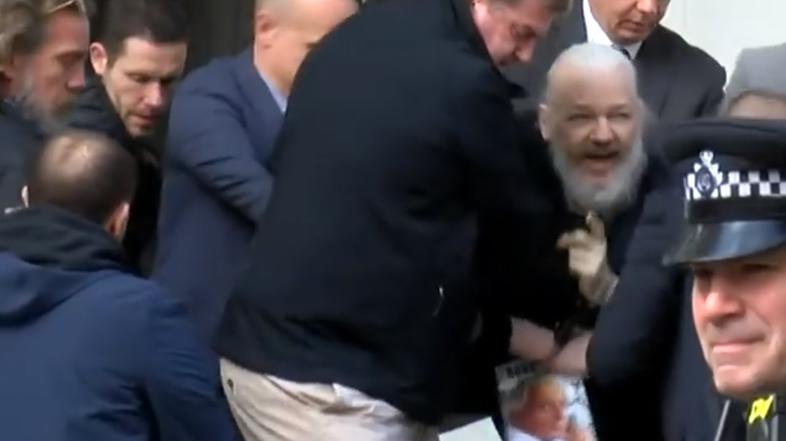 julian assange aretacija