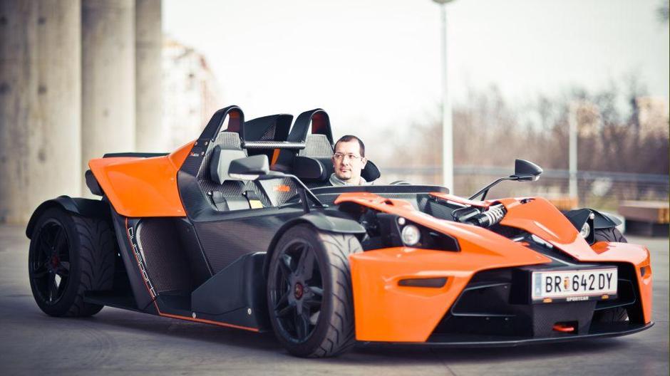 Sebastien Stassin v svoji kreaciji KTM X-bow | Avtor: Žurnal24 main