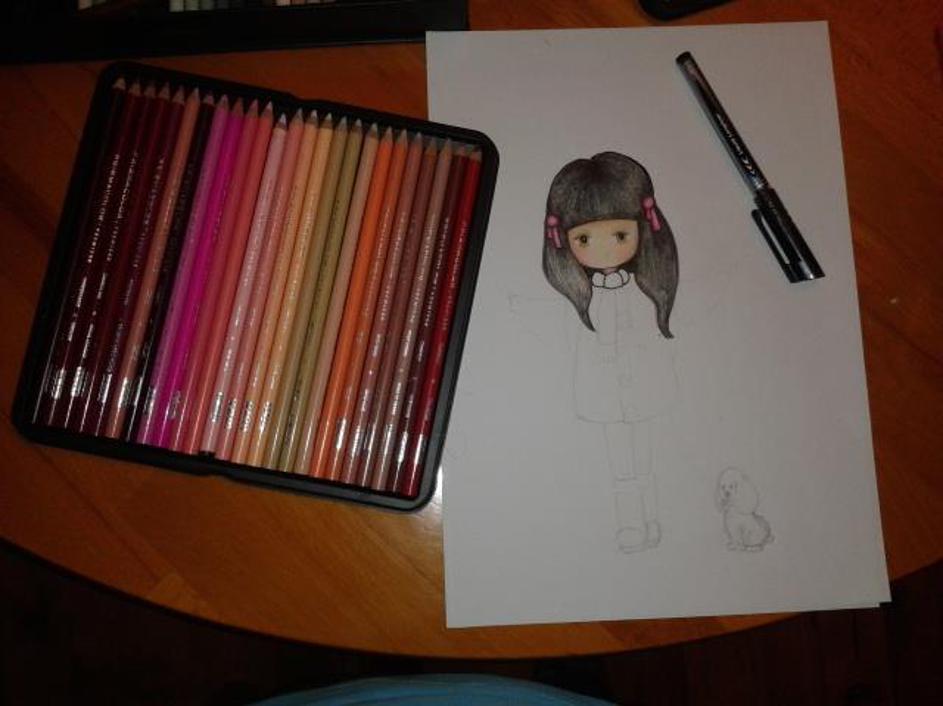 Saša Lendero risba deklica