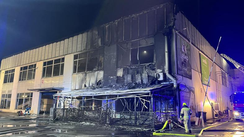 Požar v dvorani Golovec, Celje