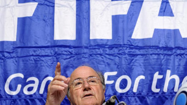 Sepp Blatter, predsednik Fifa, bo imel v prihodnjih dneh kar nekaj težav s preis
