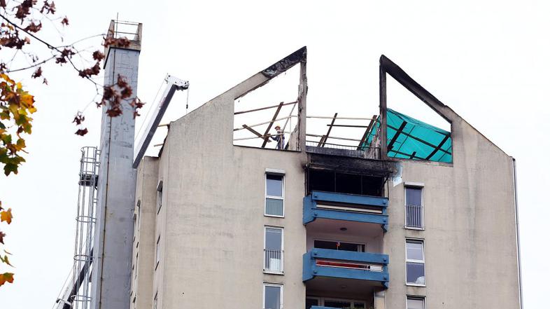 Po požaru v Domžalah 