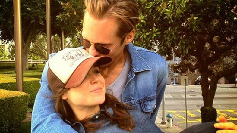 Alexander Skarsgard in Ellen Page