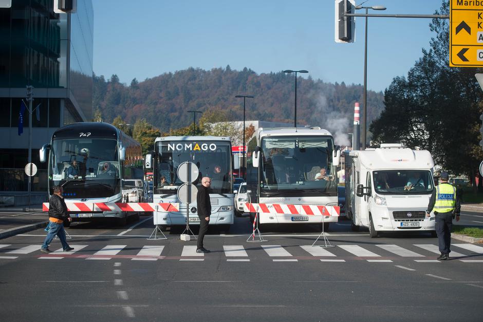 Zapora ceste na 24. Ljubljanskem maratonu | Avtor: Anže Petkovšek