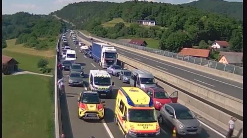 Rešilec na dolenjski avtocesti