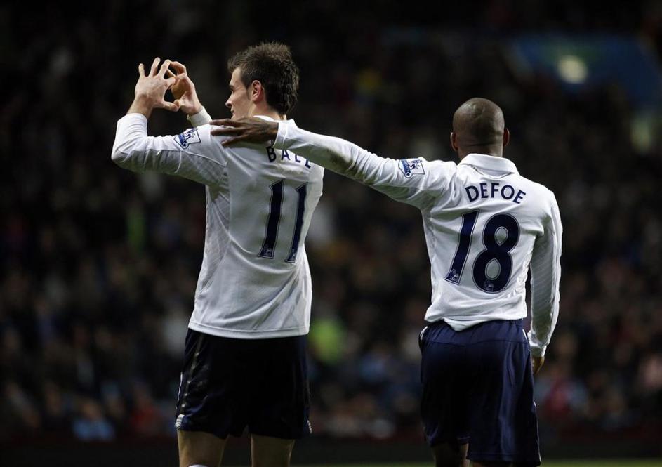 Bale Defoe Aston Villa Tottenham Premier League Anglija liga prvenstvo