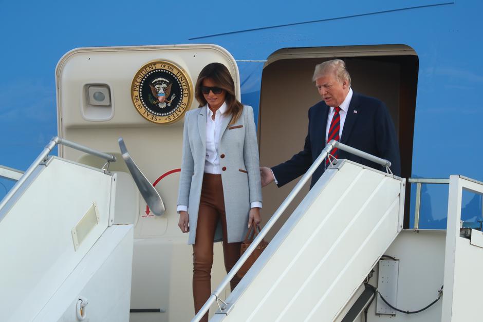 Donald Trump prispel na srečanje v Putinom v Helsinke | Avtor: epa