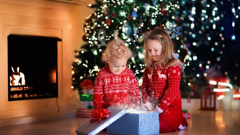 Darilo, darila, božič, obdarovanje, prazniki, jelka, smreka