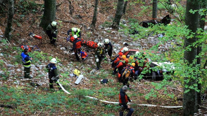 Gorenjska 03.10.10, vaja cooperate, 2010, gasilci, resevalci, prometna nesreca p