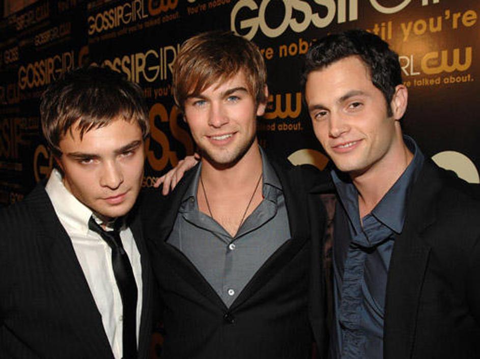 Ed Westwick, Chace Crawford in Penn Badgley