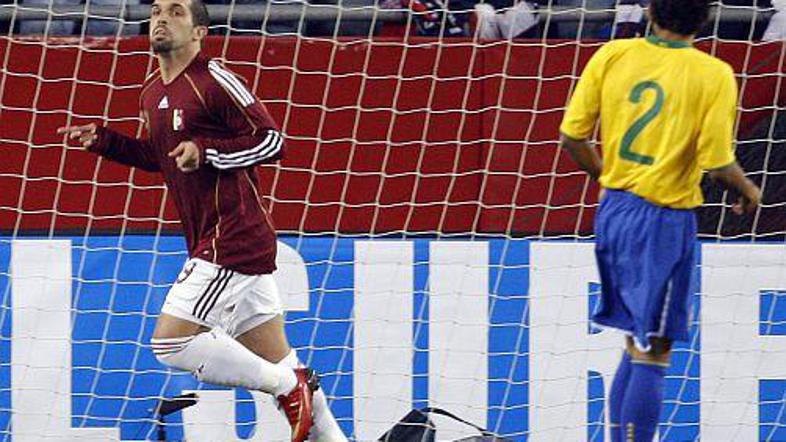 Giancarlo Maldonado je prvi zatresel brazilsko mrežo.