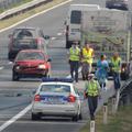 Prometna nesreča na gorenjski avtocesti.