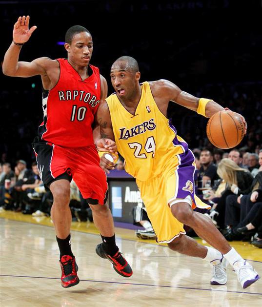 NBA Los Angles Lakers Raptors Bryant