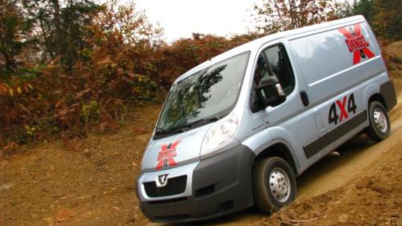 Boxer je s štirikolesnim pogonom na voljo v vseh karoserijskih izvedenkah, a le 