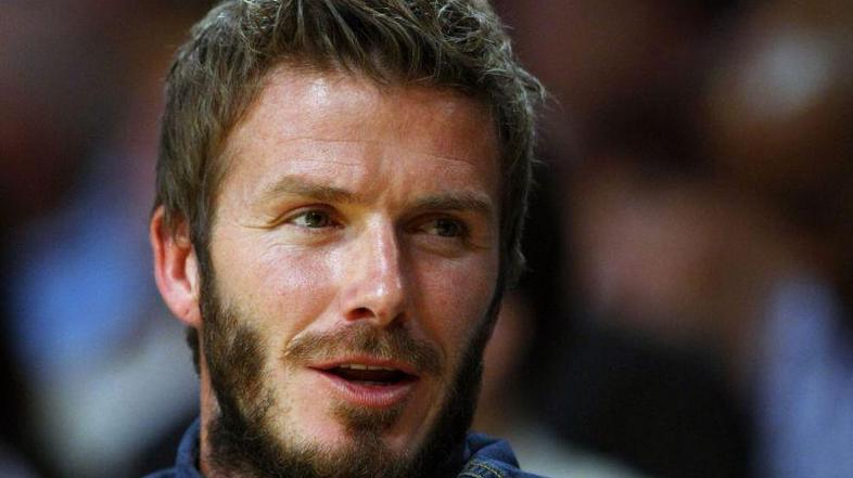 V Staples Centru ni manjkal niti David Beckham.