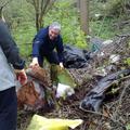 Pri akciji smo sodelovali tudi Žurnalovci, ki smo posvojili eno odlagališče smet