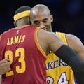 LeBron James in Kobe Bryant