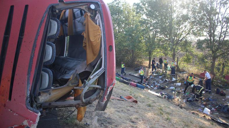Prometna nesreča avtobusa