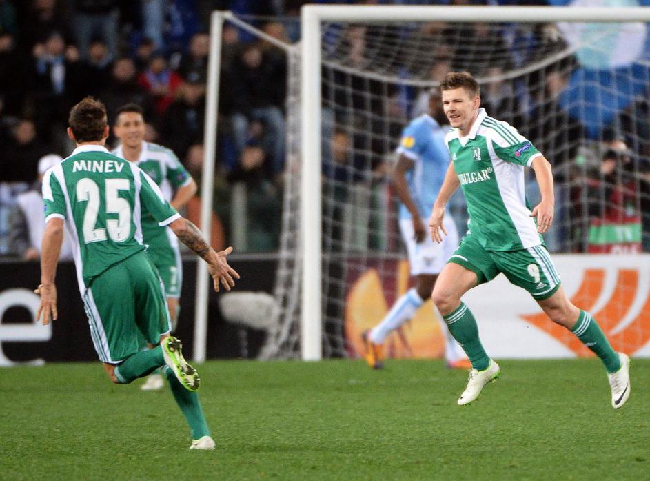 Manev Bezjak Lazio Ludogorec Evropska liga 1/16 finala