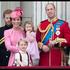 Princesa Charlotte in princ Charles na rojstnem dnevu Elizabete II.