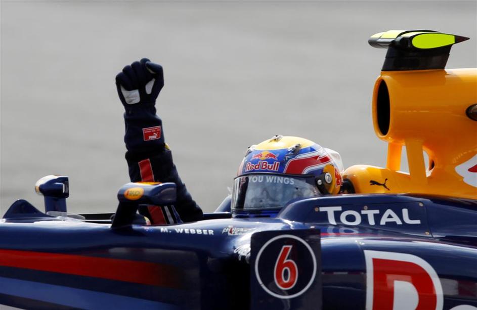 VN Španije Barcelona 2010 zmaga Mark Webber Red Bull