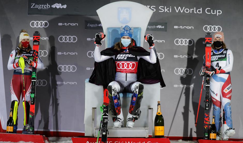 Petra Vlhova Zagreb stopničke | Avtor: Epa