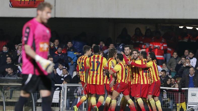 Pedro Fabregas Bartra Busquets Cartagena Barcelona Copa del Rey Španija pokal