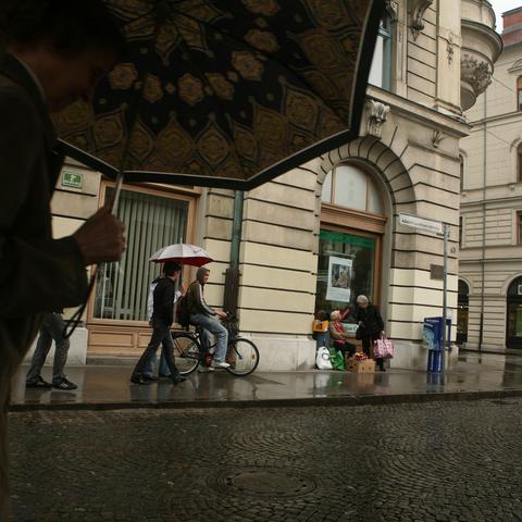 dež padavine naliv ljubljana