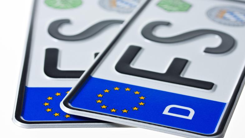 nemška registrska tablica