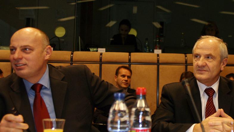 Predsednik Kosova Fatmir Sejdu in kosovski premier Agim Ceku