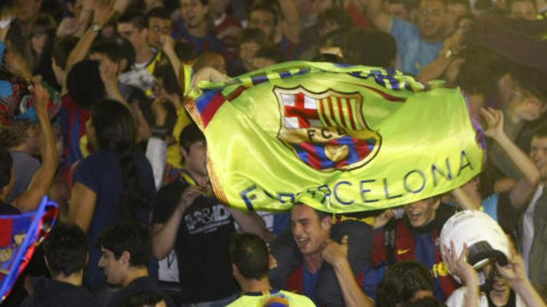 V Barceloni se je po zmagi s 6:2 rajalo do jutra.