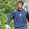Tomislav Butina - zadnja prepreka za domžalske napadalce.