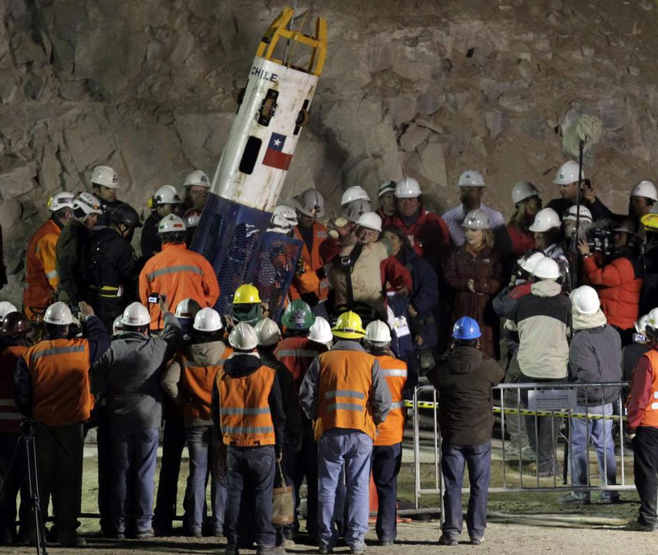 Čile, rudarji, reševanje, svojci, kapsula