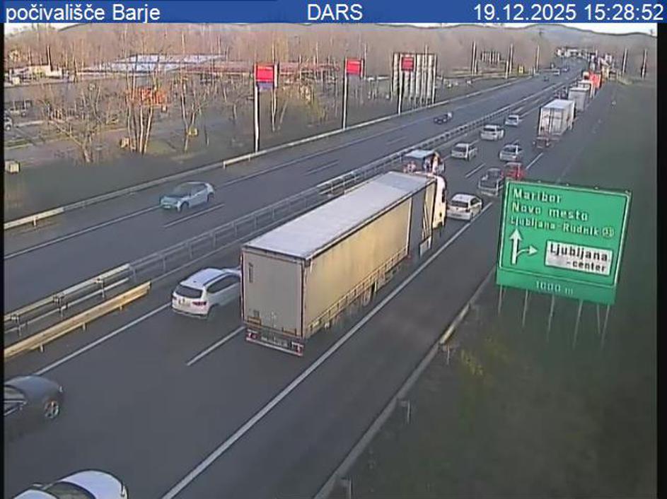 Zastoj, ljubljanska obvoznica