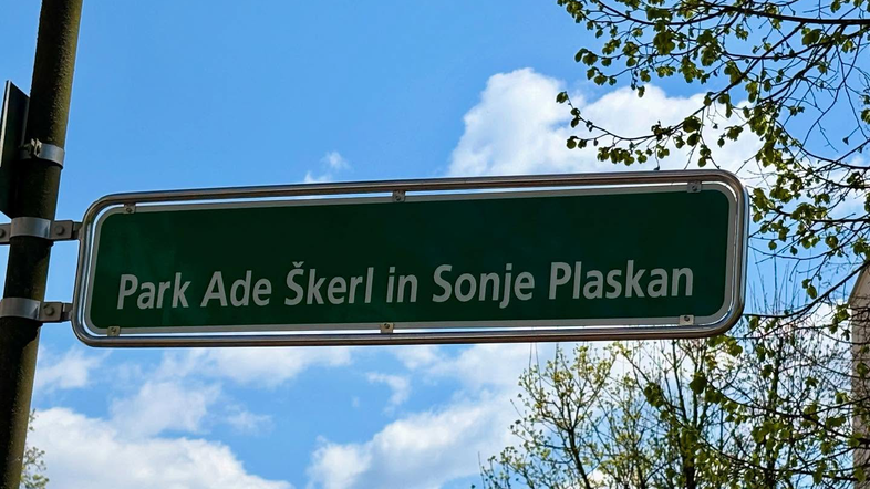 park Ade Škerl in Sonje Plaskan