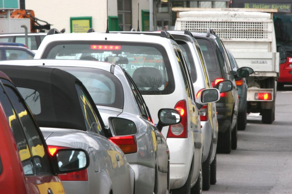 zastoj, gneča, avto