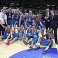 Še gasilska fotografija in Cibona lahko začne proslavljati 15. naslov prvaka.