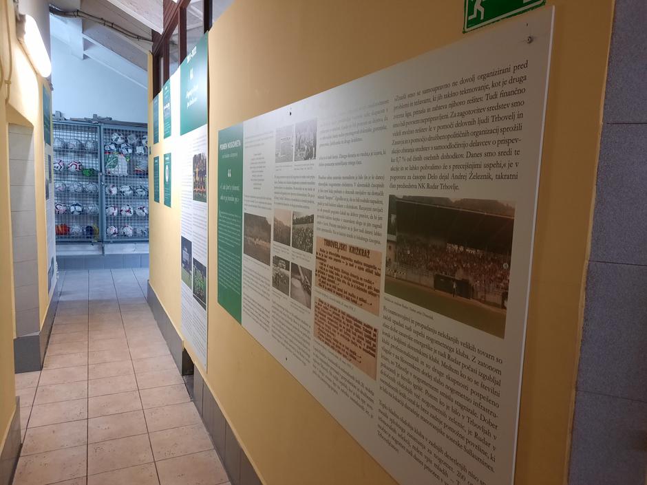 Stadion NK Rudar Trbovlje razstava Igra postaja zelo napeta in živahna | Avtor: ZMT