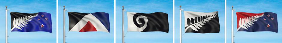 Možne izbire nove zastave na Novi Zelandiji | Avtor: EPA