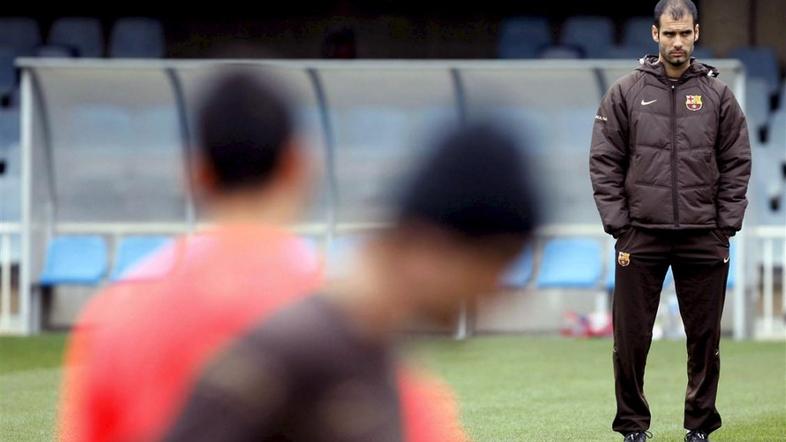 Guardiola Barcelona trening Mini Estadi