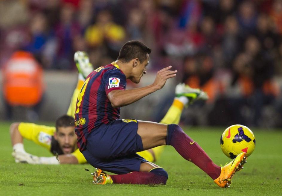 Alexis Sanchez Barcelona Espanyol Liga BBVA Španija prvenstvo Casilla