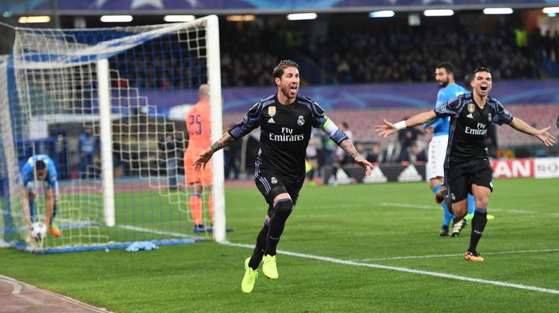 Sergio Ramos Napoli Real Madrid