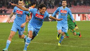 Cavani Hamšik Pandev Napoli Inter Milan Serie A Italija liga prvenstvo