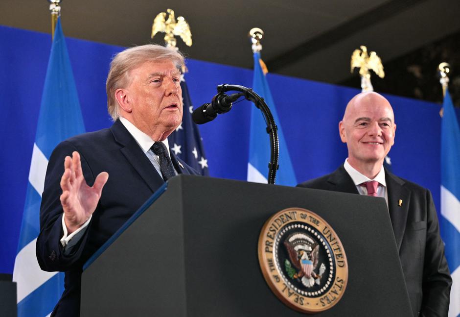 Donald Trump in Gianni Infantino | Avtor: Profimedia