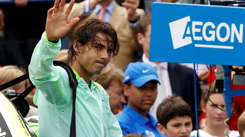 Rafael Nadal je bil zelo razočaran po porazu Španije proti Švici. (Foto: Reuters